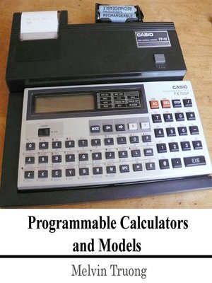 cover image of Programmable Calculators and Models